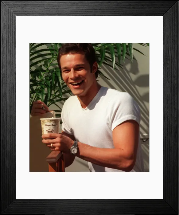 Framed Print : Paul Sculfor Model April 1997 Sculfor has been identified as the new man in Jennifer Framed Print : Paul Sculfor Model April 1997 Sculfor has been identified as the new man in Jennifer