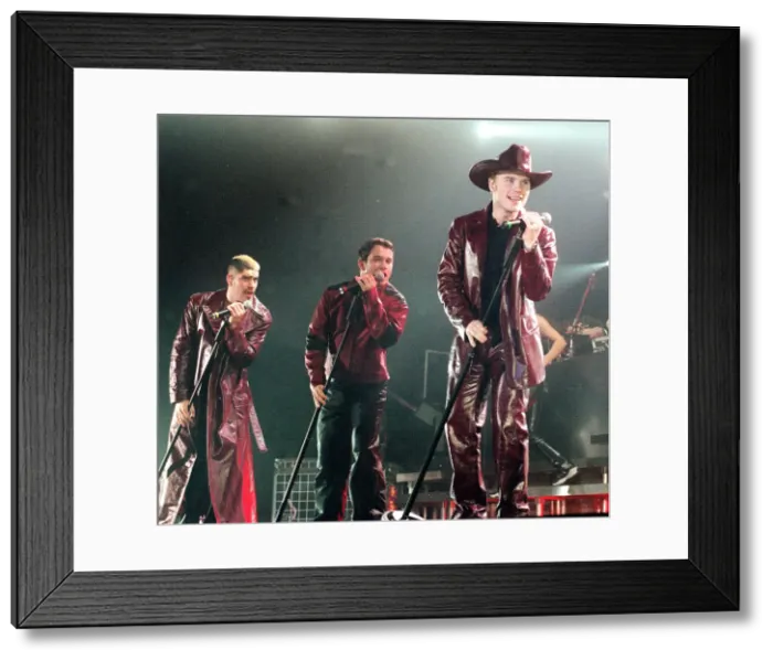 Framed Print : Pop group Boyzone, May 1999 In concert at Glasgow SECC Framed Print : Pop group Boyzone, May 1999 In concert at Glasgow SECC
