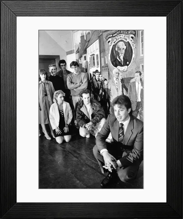 Framed Print : Tony Blair pictured in 1984 vfr1 Framed Print : Tony Blair pictured in 1984 vfr1