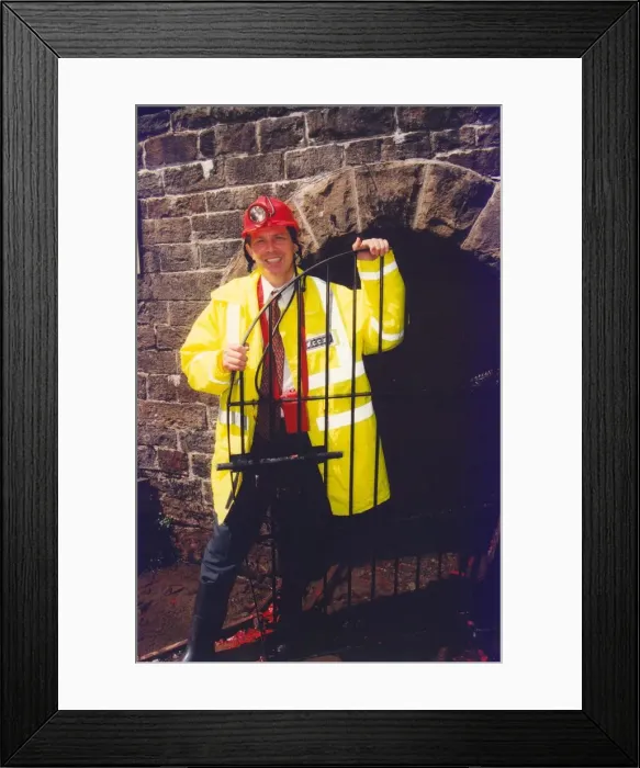 Framed Print : Prime Minister Tony Blair at Park Level Mine at the Killhope Lead Mining Centre Framed Print : Prime Minister Tony Blair at Park Level Mine at the Killhope Lead Mining Centre