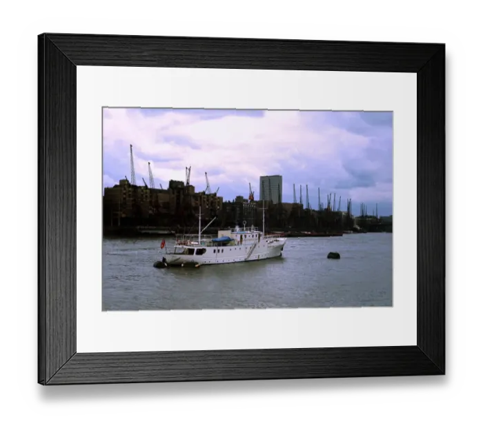Framed Print : Yacht Kalizma belonging to Elizabeth Taylor is moored off Tower Pier London Ships Framed Print : Yacht Kalizma belonging to Elizabeth Taylor is moored off Tower Pier London Ships
