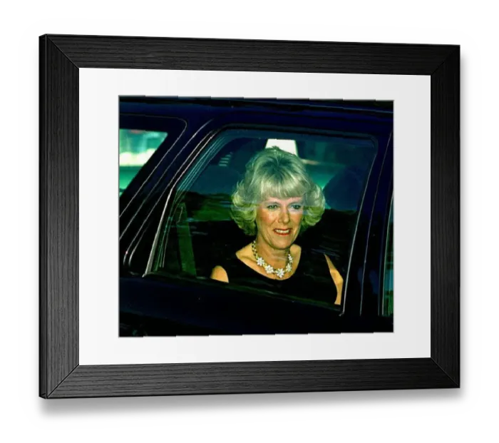  : Camilla Parker Bowles arrives for 50th birthday party 1997 at Highgove house