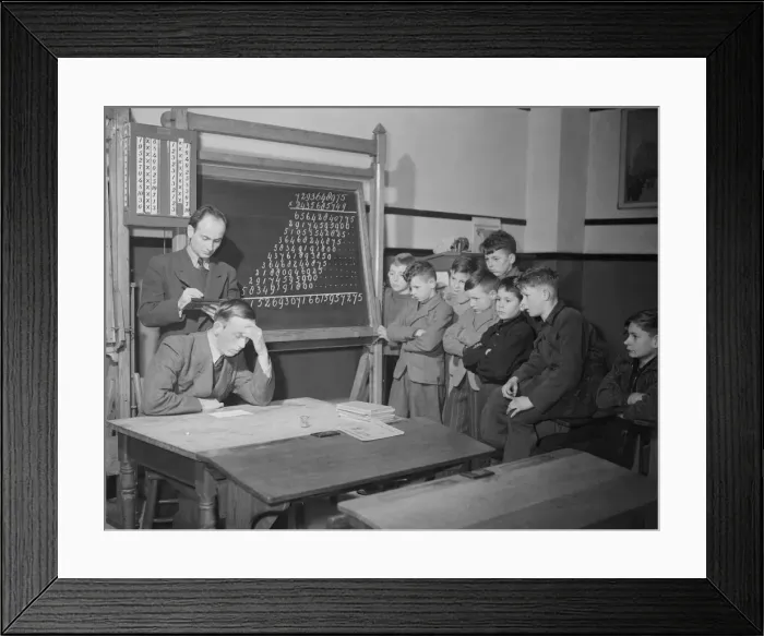 Framed Print : Mathematics class Antoon van den Hurk Mathematician SP Framed Print : Mathematics class Antoon van den Hurk Mathematician SP