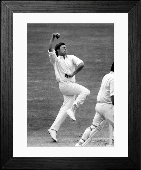Framed Print : Bob Woolmer in action for the Marylebone Cricket Club v. Australia at Lords