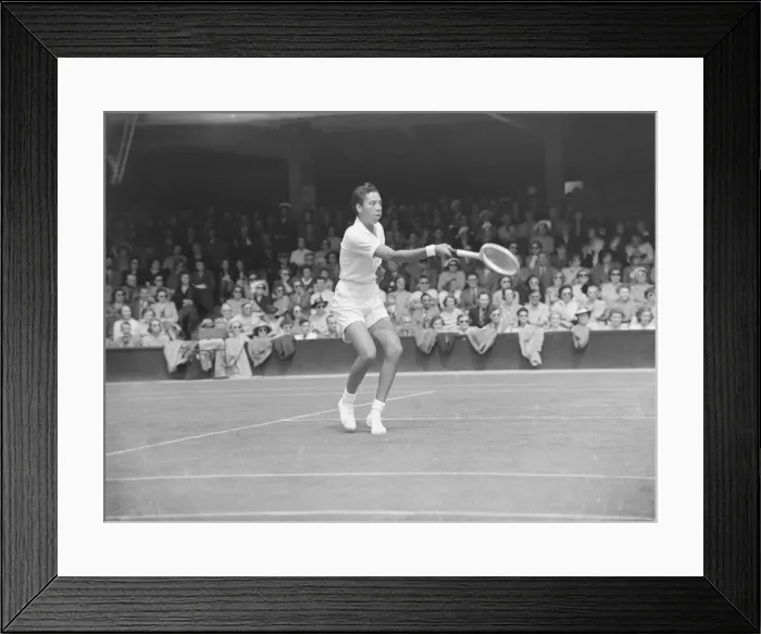 Framed Print : Wimbledon Tennis 1951 Althea Gibson B3061  /  11