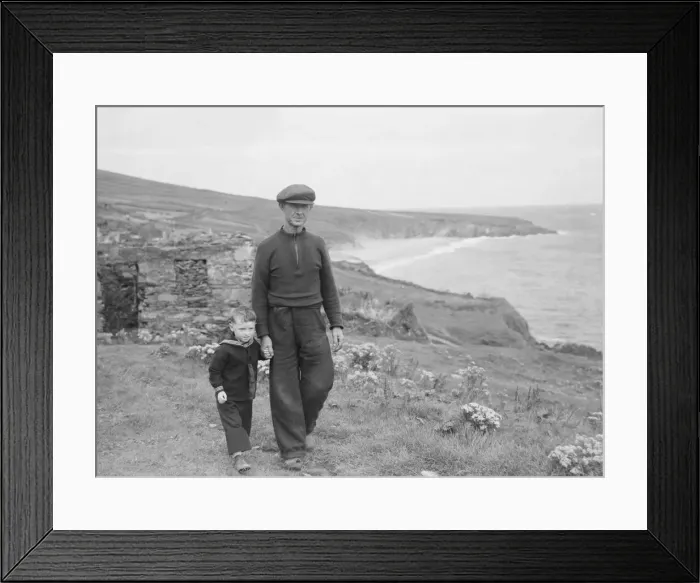 Framed Print : Georoid Keane, only child on Great Blasket Island. 2 / 9 / 1951 B4206 / 1 Framed Print : Georoid Keane, only child on Great Blasket Island. 2 / 9 / 1951 B4206 / 1