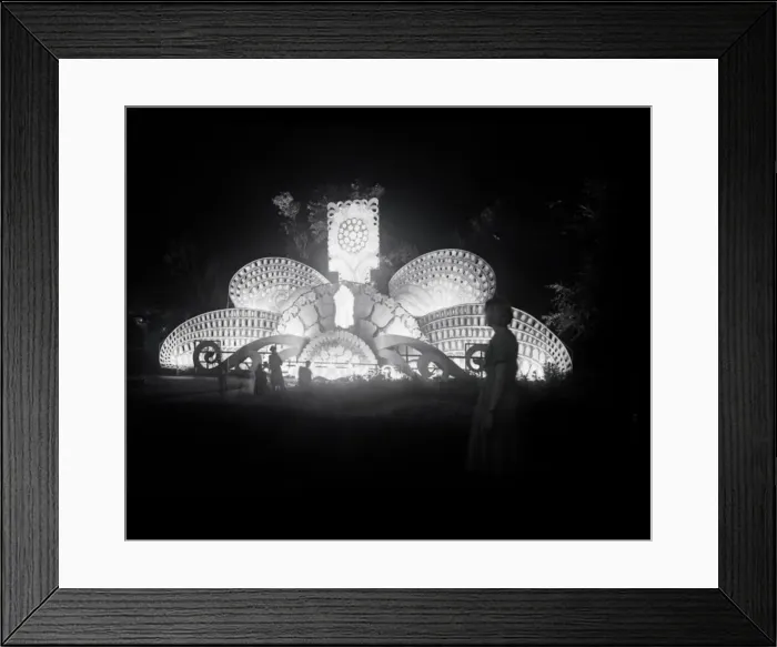 Framed Print : Illuminations at Morecombe Lancs 1950 The Flowery Fairy Framed Print : Illuminations at Morecombe Lancs 1950 The Flowery Fairy