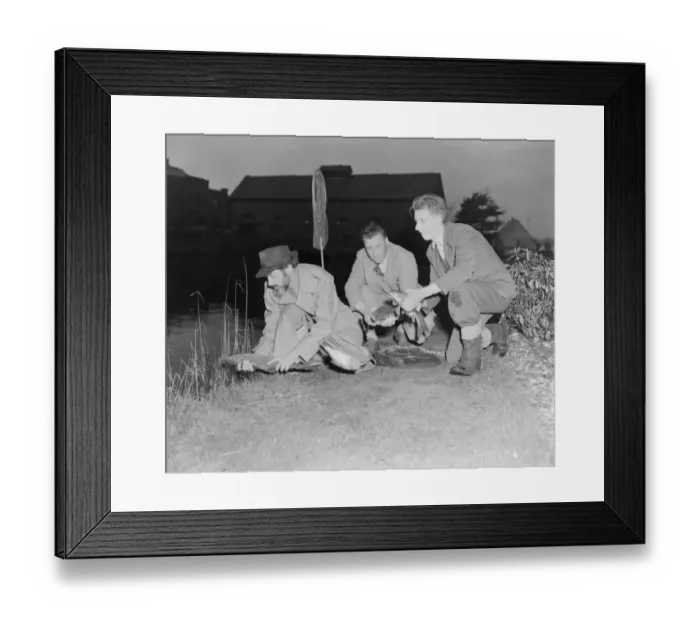 Framed Print : Fishing Contest DM Anglers R Lally Bernard Venables