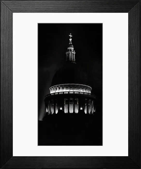 Framed Print : St Pauls Cathedral flood lit for the opening of the Festival of Britain in 1951 Framed Print : St Pauls Cathedral flood lit for the opening of the Festival of Britain in 1951
