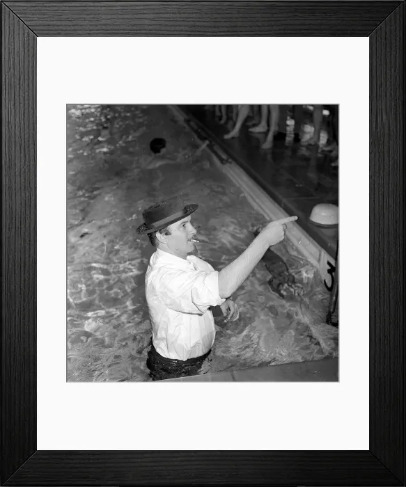 Framed Print : Acker Bilk Jazz Musician June 1961 Framed Print : Acker Bilk Jazz Musician June 1961