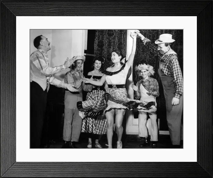 Framed Print : Butlin American Square dancers at the Banquetting Room, 96 Piccadilly 13 / 11 / 1951 Framed Print : Butlin American Square dancers at the Banquetting Room, 96 Piccadilly 13 / 11 / 1951