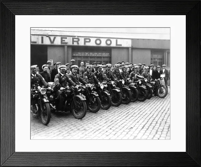 Framed Print : RAC Scouts August 1932 who will be keeping control of traffic congestion at the Ulster TT Framed Print : RAC Scouts August 1932 who will be keeping control of traffic congestion at the Ulster TT