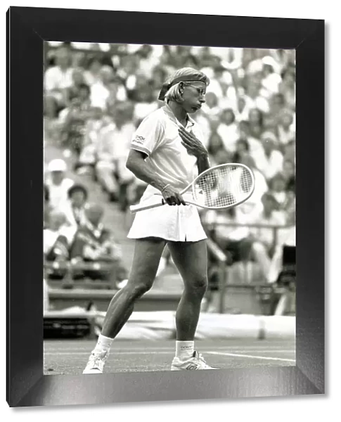 Martina Navratilova Tennis Player Wimbledon July 1992