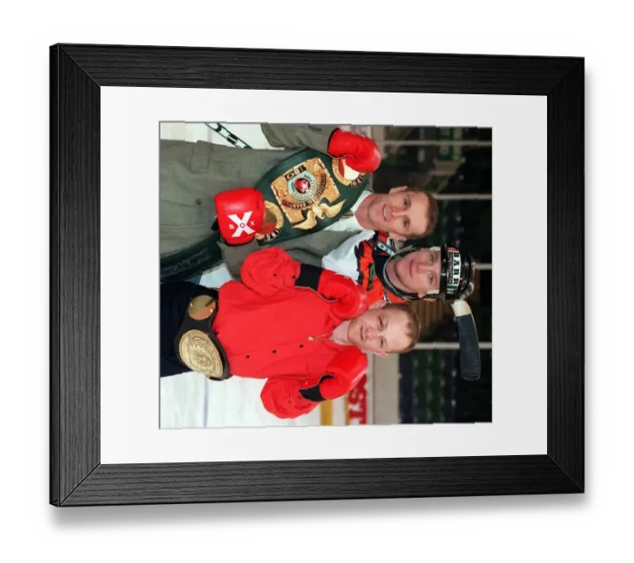 Framed Print : Tommy Gilmour press conference November 1998 l to r Ian McLeod Shawn Byram Eagles players Framed Print : Tommy Gilmour press conference November 1998 l to r Ian McLeod Shawn Byram Eagles players