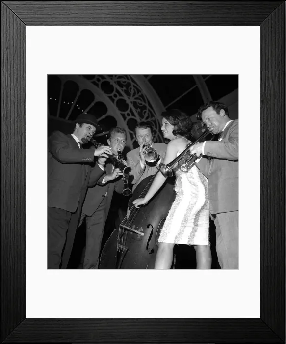 Framed Print : BlackPool Pop and Jazz Festival Sponsored by the Melody Makers at Blackpool