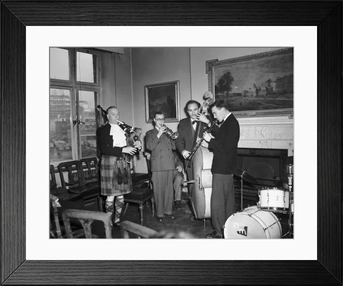 Framed Print : Fleet Street Jazz Club November 1954