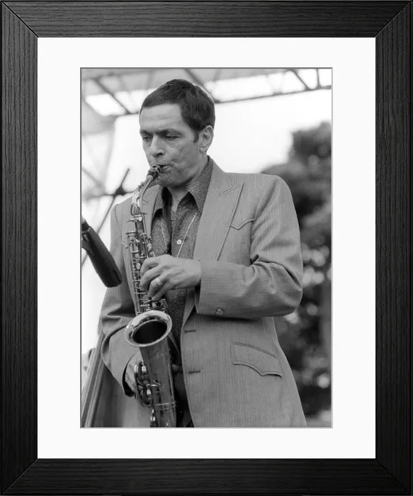 Framed Print : Johnny Dankworth saxophone Player at the Capital Radio Jazz Festival July 1981 Framed Print : Johnny Dankworth saxophone Player at the Capital Radio Jazz Festival July 1981