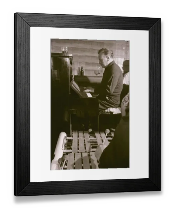 Framed Print : Jazz Club November 1962 Springfield Club Earlsfield near Tooting Daily