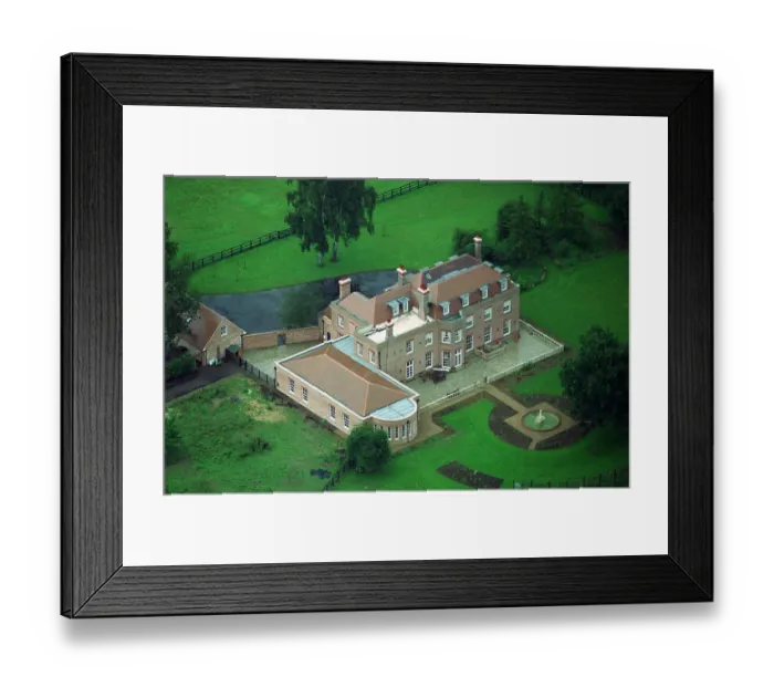 Framed Print : Rowneyberry Mansion bought by David Beckham Aug 1999