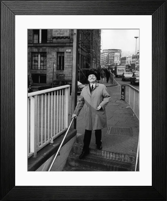 Framed Print : Enoch Powell Nationalist campaigner awarded honorary membership of cartoonist club