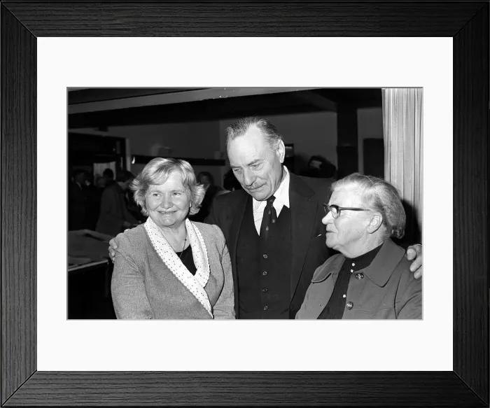 Framed Print : Annual Ulster Unionist Party Conference Omagh October 80 Mr Enoch Powell with party Framed Print : Annual Ulster Unionist Party Conference Omagh October 80 Mr Enoch Powell with party