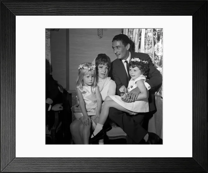 Framed Print : Annie Ross Jazz Singer August 1963 Pictured on wedding day with husband Sean Lynch - also