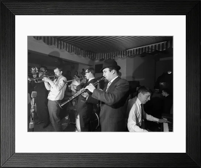Framed Print : West End Jazz Club Feb 1962 Acker Bilk ukpc