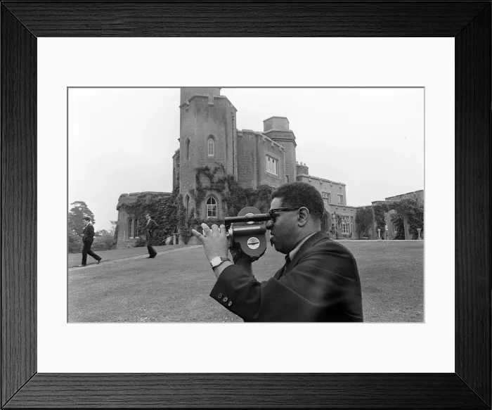 Framed Print : Dizzy Gillespie Jazz Man June 1963 at Fort Belvedere near Ascot Framed Print : Dizzy Gillespie Jazz Man June 1963 at Fort Belvedere near Ascot