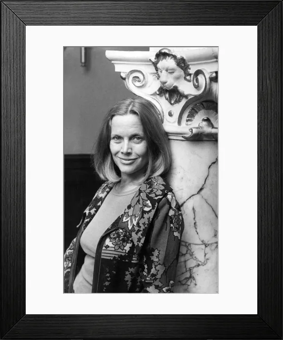 Framed Print : Actress Honor Blackman Framed Print : Actress Honor Blackman