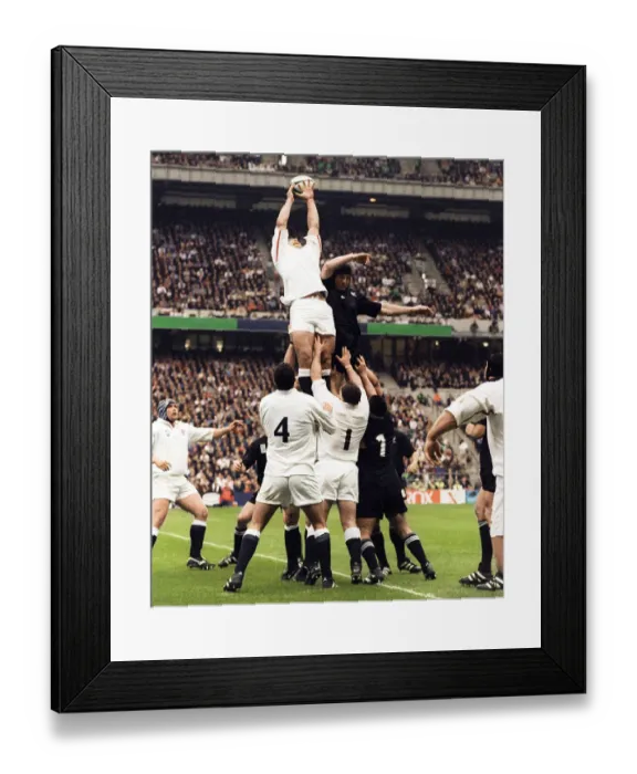Framed Print : England v New Zealand Rugby Union World Cup October 1999 Framed Print : England v New Zealand Rugby Union World Cup October 1999