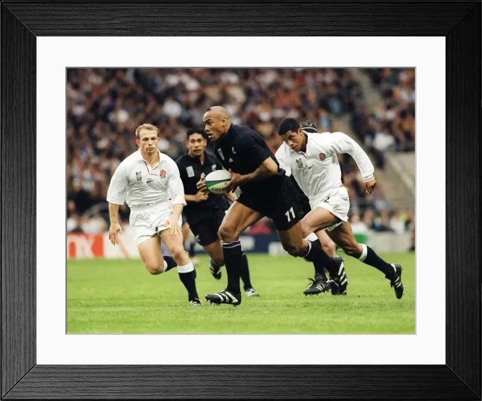 Framed Print : England v New Zealand Rugby Union World Cup October 1999