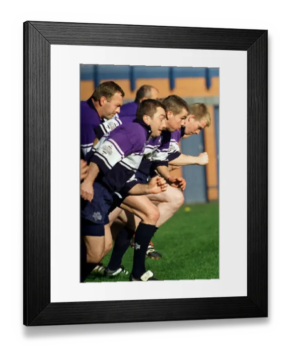 Framed Print : Murrayfield Scotland rugby team training October 1999 Rugby World Cup Framed Print : Murrayfield Scotland rugby team training October 1999 Rugby World Cup