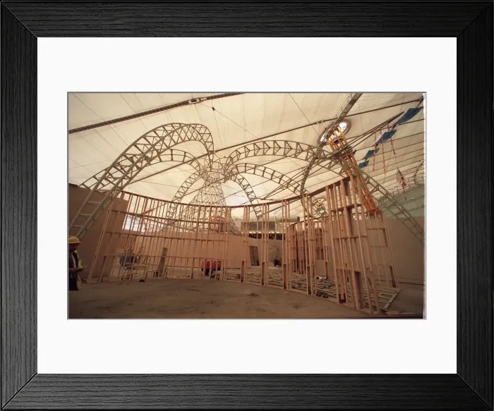 Framed Print : Millennium Dome Faith Zone Framed Print : Millennium Dome Faith Zone