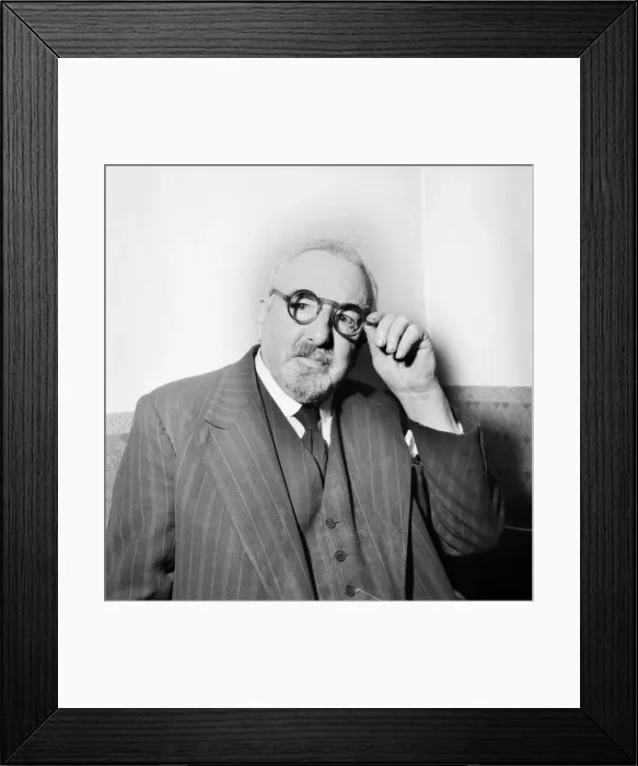 Framed Print : Fashion 1953. Man wearing spectacles. May 1953 D2902 Framed Print : Fashion 1953. Man wearing spectacles. May 1953 D2902