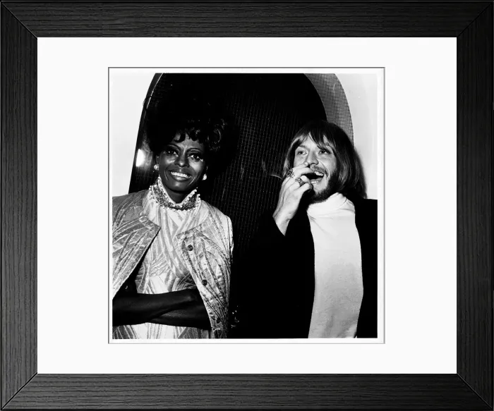 Framed Print : Brian Jones of The Rolling Stones and Diana Ross of The Supremes at the John Bull Framed Print : Brian Jones of The Rolling Stones and Diana Ross of The Supremes at the John Bull