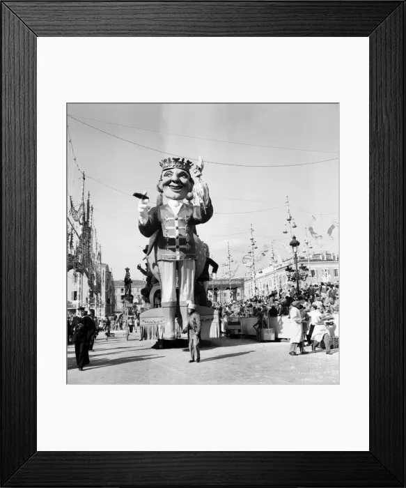 Framed Print : Every year during the Carnival in Nice, on one day they have a Bataille De Platre or a Framed Print : Every year during the Carnival in Nice, on one day they have a Bataille De Platre or a