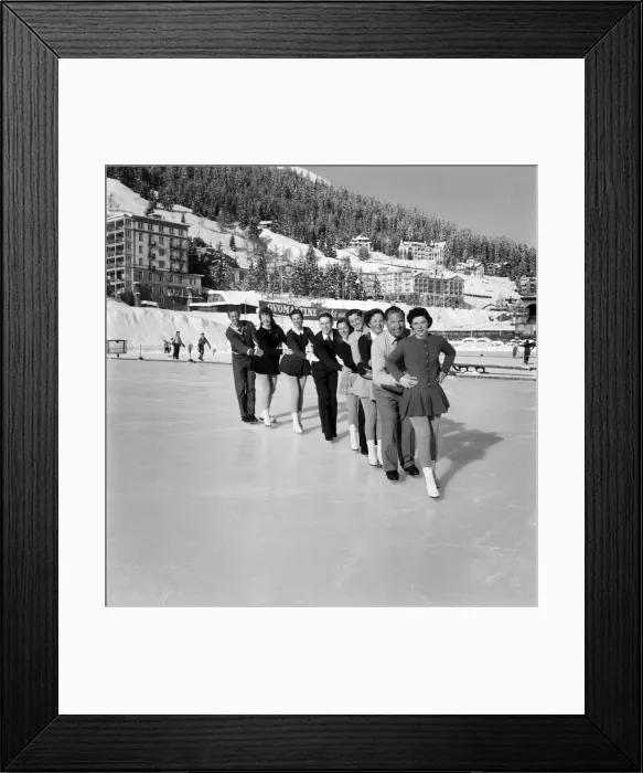 Framed Print : The 1953 competitions for men, ladies, pair skating, and ice dancing took place Framed Print : The 1953 competitions for men, ladies, pair skating, and ice dancing took place