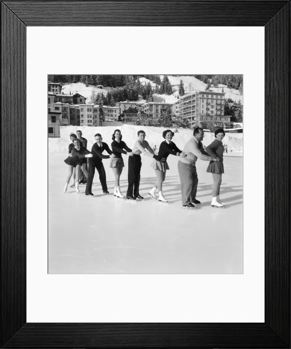 Framed Print : The 1953 competitions for men, ladies, pair skating, and ice dancing took place Framed Print : The 1953 competitions for men, ladies, pair skating, and ice dancing took place