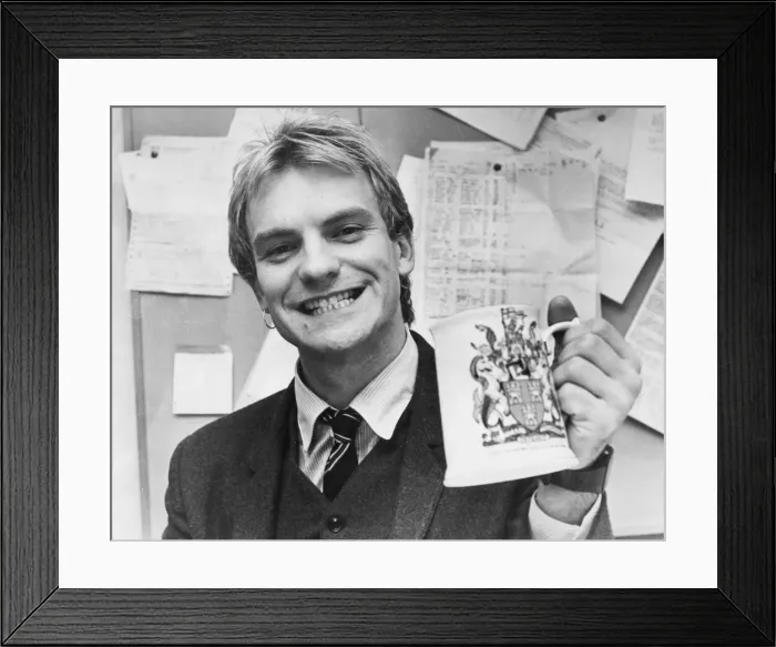 Framed Print : Sting, born and bred on Tyneside, was guest of honour at a ceremony for Duke of Edinburgh Framed Print : Sting, born and bred on Tyneside, was guest of honour at a ceremony for Duke of Edinburgh