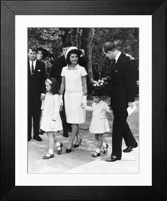 Framed Print : Jackie Kennedy, widow of assassinated US President John F Framed Print : Jackie Kennedy, widow of assassinated US President John F