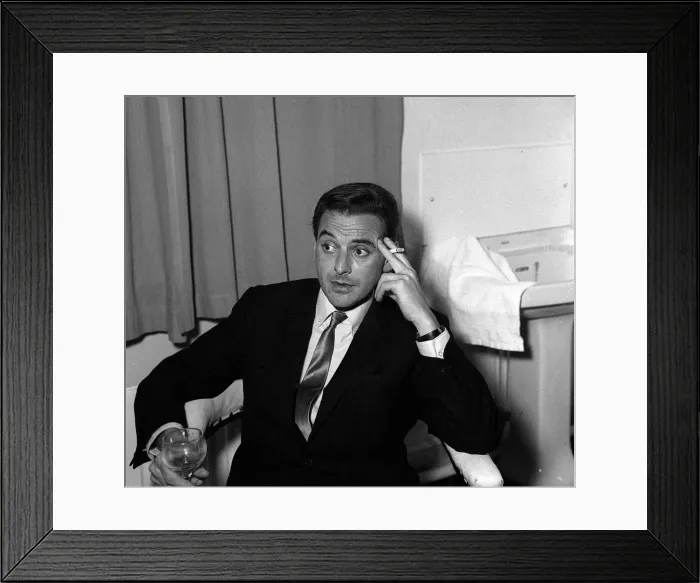 Framed Print : Bob Monkhouse pictures taken in Blackpool for Jack Bentley feature Sunday Mirror