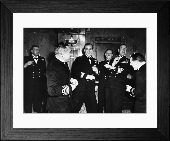 Framed Print : Prince Philip, the Duke of Edinburgh, on the eve of his wedding Framed Print : Prince Philip, the Duke of Edinburgh, on the eve of his wedding