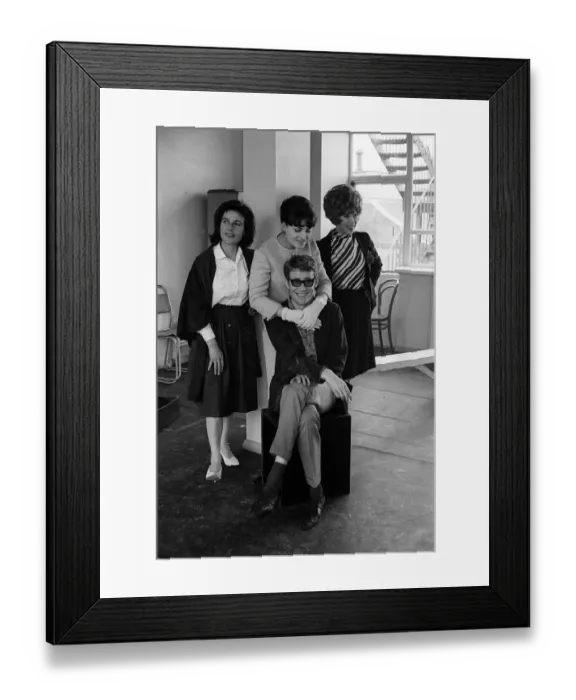 Framed Print : Peter O Toole May 1965 rehearsing their parts in Ride a cock Horse at the Queens