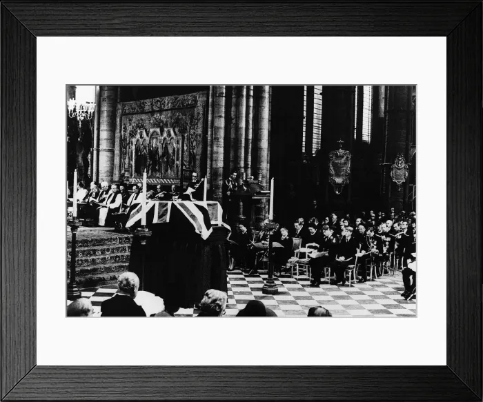 Framed Print : State Funeral of Lord Mountbatten Framed Print : State Funeral of Lord Mountbatten