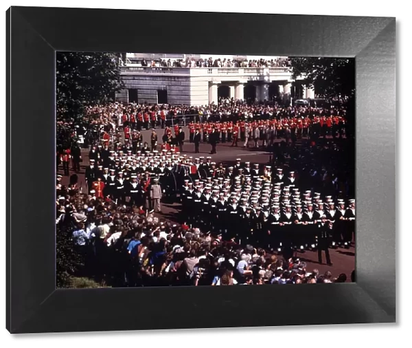 Funeral of Earl Mountbatten September 1979 Bearer party from HMS Mercury with