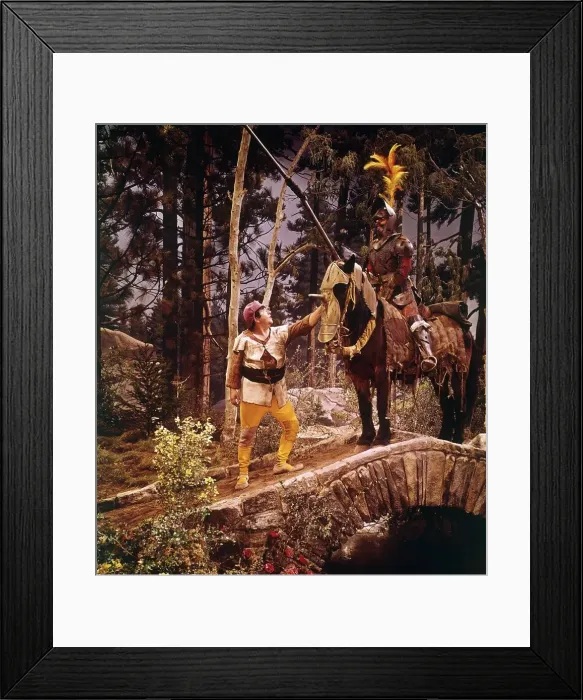 Framed Print : Films Wonderful World of the Brothers Grimm Terry Thomas Actor sitting on horseback in Framed Print : Films Wonderful World of the Brothers Grimm Terry Thomas Actor sitting on horseback in