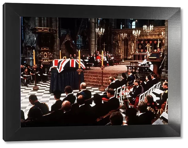 Funeral of Earl Mountbatten Westminster Abbey 1979