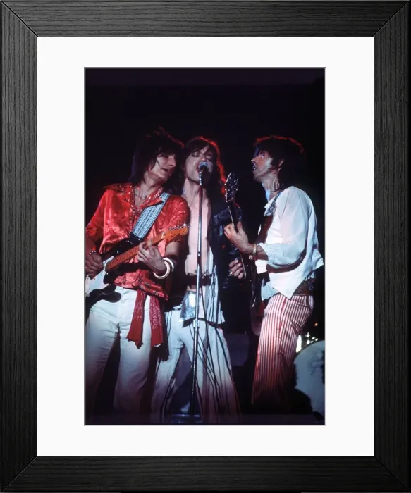 Framed Print : The Rolling Stones, Tour of the Americas 75, perform on stage at the Convention Center Framed Print : The Rolling Stones, Tour of the Americas 75, perform on stage at the Convention Center