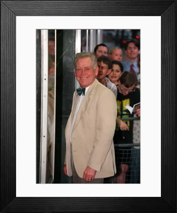Framed Print : Magnus Magnusson at the gala charity premiere of the new film The Grotesque