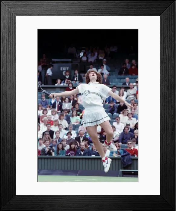 Framed Print : All England Lawn Tennis Championships at Wimbledon. Ladies Singles Fourth Round